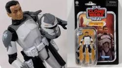 STAR WARS -  LA GUERRE DS CLONES - FIGURINE DE COMMANDANT CLONE WOLFFE (9 CM) -  LA COLLECTION VINTAGE 168