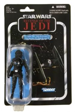 STAR WARS -  LA REVANCHE DU JEDI - FIGURINE  DE PILOTE DE CHASSEUR TIE (9 CM) (VERSION CANADIEN) -  LA COLLECTION VINTAGE 65