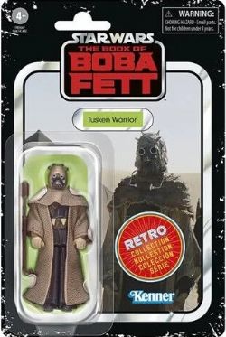 STAR WARS -  LE LIVRE DE BOBA FETT - FIGURINE DE GUERRIER TUSKEN (9 CM) -  SÉRIE RÉTRO