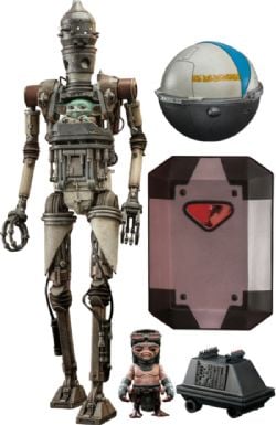 STAR WARS -  LE MANDALORIEN : FIGURINE D'IG-12 AVEC ACCESSOIRES - 1/6 -  HOT TOYS