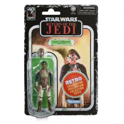 STAR WARS -  LE RETOUR DE JEDI - FIGURINE DE LANDO CALRISSIAN (SKIFF GUARD) (9 CM) -  SÉRIE RÉTRO