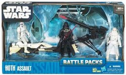 STAR WARS -  PACK DE COMBAT STAR WARS THE CLONE WARS 2010 ASSAUT SUR HOTH NEUF - SCELLÉ -  LA GUERRE DES CLONES