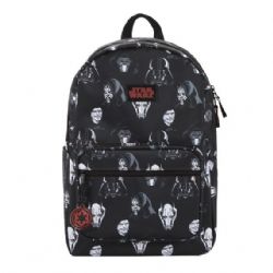STAR WARS -  PERSONNAGES DU CÔTÉ OBSCUR, SAC À DOS NOIR & BLANC (44.5 CM)