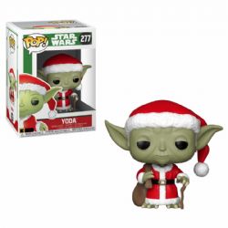 STAR WARS -  POP! BOBBLE-HEAD EN VINYLE DE YODA PÈRE NOËL (10 CM) -  STAR WARS DES FÊTES 277