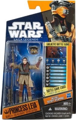 STAR WARS -  STAR WARS SAGA LEGENDS PRINCESSE LEIA DÉGUISÉE EN BOUSHH SL07 *NEUF* HASBRO 2010 -  LEGENDES SAGA SL07