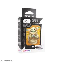 STAR WARS UNLIMITED -  POCHETTES TAILLE STANDARD - GROGU (60+2) -  GAMEGENIC
