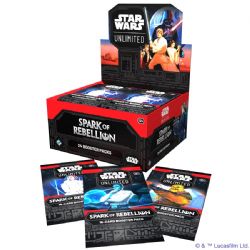 STAR WARS UNLIMITED -  SPARK OF REBELLION - PAQUET BOOSTER DRAFT (P16/B24) (ANGLAIS)