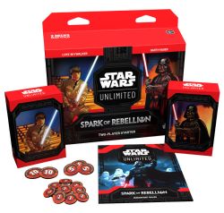 STAR WARS UNLIMITED -  SPARK OF REBELLION - TWO PLAYER STARTER DECK (P16/B24) (ANGLAIS)