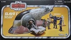 STAR WARS -  VÉHICULE DU SLAVE I (VAISSEAU DE BOBA FETT) AVEC HAN SOLO DANS LA CARBONITE (EXCLUSIF AMAZON) -  LA COLLECTION VINTAGE