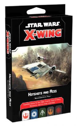 STAR WARS : X-WING 2.0 -  HOTSHOTS AND ACES - REINFORCEMENTS PACK (ANGLAIS)