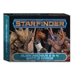 STARFINDER -  BATTLE CARDS - ALIEN ARCHIVE 3 ET 4 (ANGLAIS)