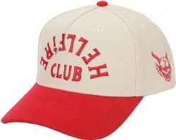 STRANGER THINGS -  CASQUETTE BEIGE ET ROUGE 