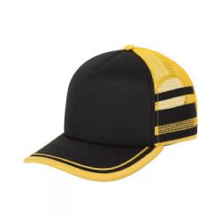 STRANGER THINGS -  CASQUETTE NOIRE ET JAUNE 