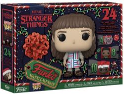 STRANGER THINGS -  COLLECTION CALENDRIER DE L'AVENT DE 24 PIÈCES EN VINYLE -  POCKET POP!