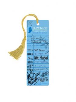 STRANGER THINGS -  HAWKINS PUBLIC LIBRARY BOOKMARK