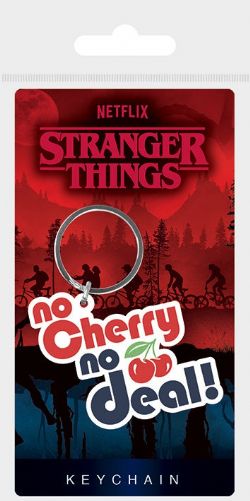 STRANGER THINGS -  PORTE-CLÉ EN CAOUTCHOUC 