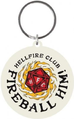 STRANGER THINGS -  PORTE-CLÉS EN CAOUTCHOUC CLUB HELLFIRE 