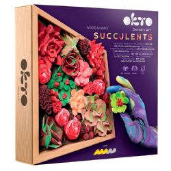 SUCCULENTES - PASSION (MULTILINGUE) -  WOOD & CRAFT
