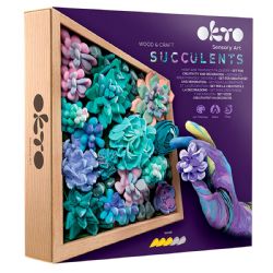 SUCCULENTES - TENDRESSE (MULTILINGUE) -  WOOD & CRAFT