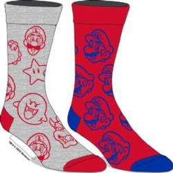 SUPER MARIO BROS -  2 PAIRES DE BAS