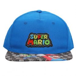 SUPER MARIO BROS -  CASQUETTE BLEUE POUR ENFANT