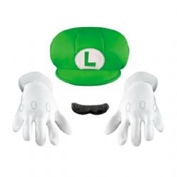 SUPER MARIO -  ENSEMBLE D'ACCESSOIRES DE LUIGI (ENFANT)