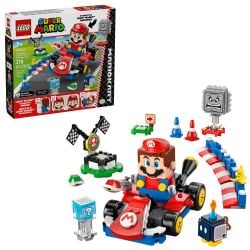 SUPER MARIO -  LEGO® MARIO™ INTERACTIF ET KART STANDARD (278 PIÈCES) -  MARIO KART™ 72043