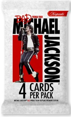 SUPER PRODUCTS -  KEEPSAKE MICHAEL JACKSON BAD WORLD TOUR PREMIERE EDITION - HOBBY BOX (P4/B16)