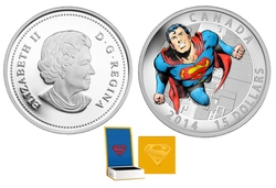 SUPERMAN -  CÉLÈBRES COUVERTURES DE SUPERMAN : ACTION COMICS #419 (1972) -  PIÈCES DU CANADA 2014