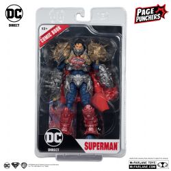 SUPERMAN -  FIGURINE DE SUPERMAN AVEC COMIC SUPERMAN: GHOSTS OF KRYPTON -  PAGE PUNCHERS