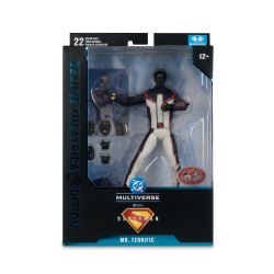 SUPERMAN -  SUPERMAN LE FILM (2025) – FIGURINE MR. TERRIFIC - DC DELUXE THEATRICAL EDITION RED PLATINUM -  MCFARLANE TOYS