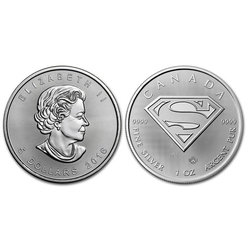 SUPERMAN -  SUPERMAN - PIÈCE D'UNE ONCE EN ARGENT PUR -  PIÈCES DU CANADA 2016