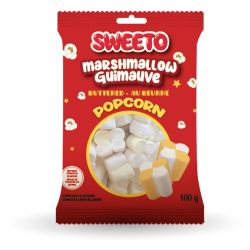 SWEETO -  GUIMAUVE - POPCORN AU BEURRE (100 G)