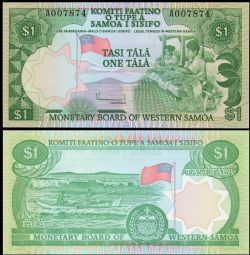 Samoa occidentales -  1 TALA 1980 (2020) (UNC)