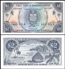 Samoa occidentales -  2 TALA 1967 (2020) (UNC)