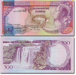 SÃO TOMÉ-ET-PRÍNCIPE -  500 DOBRAS 1993 (UNC)