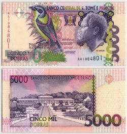 SÃO TOMÉ-ET-PRÍNCIPE -  5000 DOBRAS 2013 (UNC) 65D