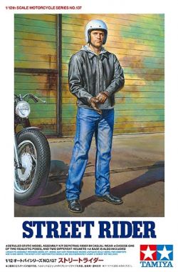 TAMIYA -  1/12 - STREET RIDER -  MODEL FIGURE KIT 14137