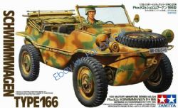 TAMIYA -  1/35 - GERMAN SCHWIMMWAGEN TYPE 166 PKW.K2S -  VÉHICULE MILITAIRE 35224