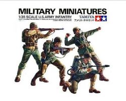 TAMIYA -  1/35 - MINIATURES D'INFANTERIE DE L'ARMÉE AMÉRICAINE -  MILITAIRE 35013