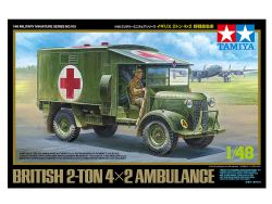 TAMIYA -  1/48 - 2-TON 4X2 AMBULANCE ANGLAISE 32605