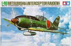 TAMIYA -  1/48 - MITSUBISHI J2M3 INTERCEPTOR RAIDEN JACK 61018