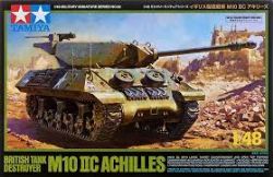 TAMIYA -  1/48 - TANK DESTROYER M10 IIC ACHILLES ANGLAIS 32582