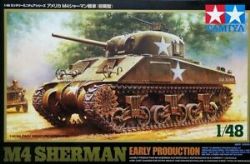 TAMIYA -  1/48 - TANKSHERMAN M4PREMIÈRE PRODUCTION 32505