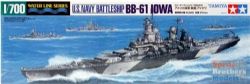 TAMIYA -  1/700 - BB-61 IOWA - BATEAU DE GUERRE DE LA U.S. NAVY -  WATER LINE SERIES