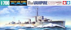 TAMIYA -  1/700 - ROYAL AUSTRALIAN NAVY DESTROYER VAMPIRE -  WATER LINE SERIES 31910