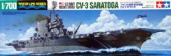 TAMIYA -  1/700 - SARATOGA CV-3 - BATEAU DE GUERRE DE LA U.S. NAVY -  WATER LINE SERIES