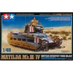 TAMIYA -  1/78 - TANK MATILDA MK.III/IV AMGLAIS 32572