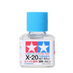 TAMIYA -  DILUANT ÉMAIL (40ML) -  ÉMAIL X-20E