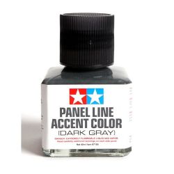TAMIYA -  PANEL LINE ACCENT COLOR - GRIS FONCÉ (40 ML)